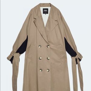 Mixed Trench Coat